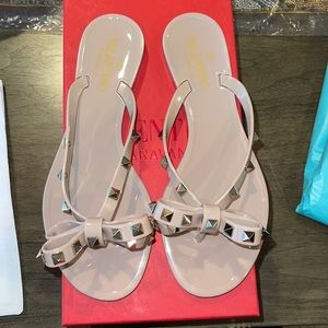 Valentino Jelly bow Flipflops